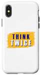 iPhone X/XS Think Twice Case