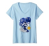 Power Rangers Blue Ranger V-Neck T-Shirt