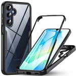 ottpluscase for Samsung A16 Phone Case,[Samsung Galaxy A16 5G/4G Phone Case with Built-in Screen Protector],360° Shockproof Military Grade Protection, Rugged Bumper Cover for Samsung A16,Black