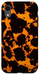 iPhone XR Yellow Amber Tortoiseshell animal print elgant abstract Case