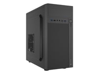 Natec Helix Usb C, Mini Tower, Pc, Svart, Atx, Micro Atx, Mini-Itx, Abs, Nät, Metall, Plast, Stål, 14,8 Cm