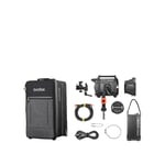 GODOX MG1200R RGB LIGHT W. ROLLING CASE