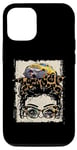 iPhone 12/12 Pro Monster Trucks Smashers Jam Hot Messy Bun Hair Leopard Case