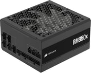 CORSAIR RM850x Fully Modular Low-Noise ATX Power Supply – ATX 3.1 Compliant – PCIe 5.1 Support – Cybenetics Gold Efficiency – Native 12V-2x6 Connector – Black