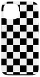 iPhone 13 black-and-white chess checkerboard checkered pattern, Case