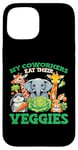 iPhone 15 Funny Zoo Keeper My Coworkers Eat Their Veggies Case