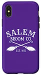 Coque pour iPhone X/XS Salem Broom Company Costume de sorcière d'Halloween pour femme