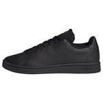 adidas Homme Advantage Base Court Lifestyle Shoes Sneaker, Noir Core Black/Grey Six, Fraction_36_and_2_Thirds EU