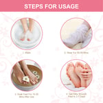 Foot Peeling Mask Cuticles Rough Heels Softening Fast Absorption Ros GF0