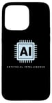 Coque pour iPhone 15 Pro Max Technologie de puce informatique intelligence artificielle IA