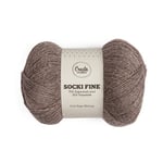 Socki Fine 100 g Dark Beige Melange A044 Adlibris