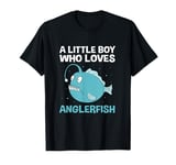 Angle Fish Lover A Little Boy Who Loves Anglerfish T-Shirt