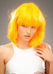 Womens Fifth Element Style Neon Orange Leeloo Wig