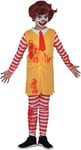 Ciao- Costume Enfant Horror Clown Boy, 5-7 Ans Deguisement, Garçon, 13045.5-7, Jaune/Rouge