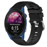 Garmin Forerunner 255S Urrem i silikone, 18mm - Sort