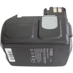 Batterie compatible avec Hitachi ds 14DAF2, ds 14DFL, cj 14DL, dh 14DL, C-2, d 14DL, ds 14DFLG outil électrique (2000 mAh, Li-ion, 14,4 v) - Vhbw