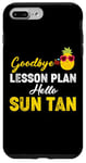 Coque pour iPhone 7 Plus/8 Plus Funny Teacher Last Day Of School Goodbye Leçon Plan Summer