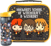 Harry Potter Lunch Bag and Bottle Set | Character Adventure Harry, Ron,... 