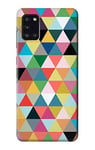 Triangles Vibrant Colors Case Cover For Samsung Galaxy A31