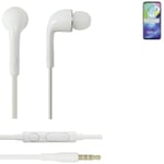 Earphones for Motorola Moto G8 Power in earsets stereo head set