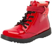 Primigi Play Casual Bottines Basses à Lacets, Rouge, 31 EU