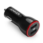Black, Small & Compact Usb Car Charger 24w/4.8a Fast & Quick Iq Travel Adapter