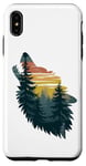 Coque pour iPhone XS Max Loup Randonnée Chasse Plein Air Camping Forêt Homme Femme Loup