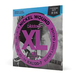 D'Addario Guitar Strings - XL Nickel Electric Guitar Strings - EXL120-7 - Perfect Intonation, Consistent Feel, Reliable Durability - For 7 String Guitars - 09-54 Super Light 7-String