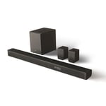 Hisense AX5100G 5.1 Channel 340W Dobly Atmos Soundbar with wireless subwoofer and rear speakers , Black