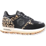 Chaussures Liu Jo  Wonder 25 Sneaker Donna Leopard Black BF2067TX078