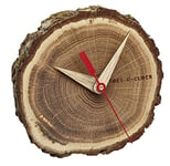 TFA Dostmann Horloge de Table, Bois, Marron, 10 x 5 x 9 cm