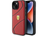 Ferrari Ferrari Fehcp15sptwr Iphone 15 / 14 / 13 6.1" Czerwony/Red Hardcase Twist Metal Logo