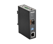 D-LINK – 10/100/1000 Mbps to SFP Industrial Media Converter with -40 70 °C (DIS-M100G-SW)