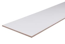 Panneau mélaminé sans bord Blanc - 250 x 125 cm, ép.22 mm (vendu au panneau)