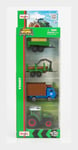 1:64 MAISTO Fendt Set 4X 209 Vario Tractor 2022 Truck Trailer MI12563F