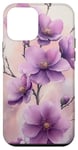 Coque pour iPhone 12 mini Fleur De Cerisier Japonais Fleur Pourpre