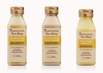 Creme of Nature Moisturizing Dry Defence Pure Honey Hair Care Set of 3 - Shampoo + Conditioner + Leave-in Detangler