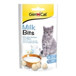 GimCat Milk Bits - Snack pour chats sans céréales et riche en vitamines avec le meilleur du lait - Lot de 8 (8 à 40 g)