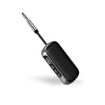 FORCE PLAY, Adaptateur Audio Bluetooth 2-en-1 Emetteur et Récepteur Jack 3.5mm