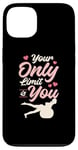 Coque pour iPhone 13 Votre seule limite est le Pilates