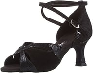 Diamant - 141-077-084 - Tanzschuhe - Chaussures de Danse de Salon - Femme - Noir - 37 1/3 EU (4.5 UK)