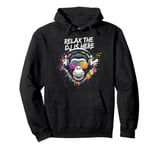 Monkey DJ Gift Men party Disco Concert Music Deejay Pullover Hoodie