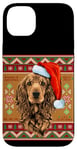 Coque pour iPhone 14 Plus Enjoy Christmas New Year Present T-shirt, Xmas Santa Dog Fun