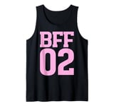 BFF 02 Best Friends Matching Bestie Friendship Day For Women Tank Top