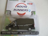 MINIATURE 1/64 OU 3 INCHIES GREENLIGHT 2015 FORD TRANSIT FBI ACADEMY QUANTICO