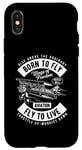 iPhone X/XS Wings of Freedom Retro Vintage Aviation Airplane Design Case