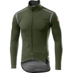 CASTELLI - Perfect ROS Long Sleeve, Men's Sports Jacket, Mens, Sports Jacket, 4519500, Military Green, S