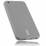 MUMBI mumbi Coque compatible avec Apple iPhone 6 - 6s, gris moyen