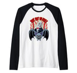 Bat Out of Hell Dracula Blood Drinking Bat Vampire Nosferatu Raglan Baseball Tee