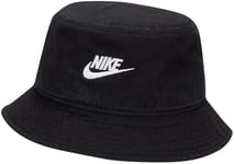 NIKE Unisex Apex Futura Bucket Hat Medium Headwear BNWT RRP £32.49 Black/White